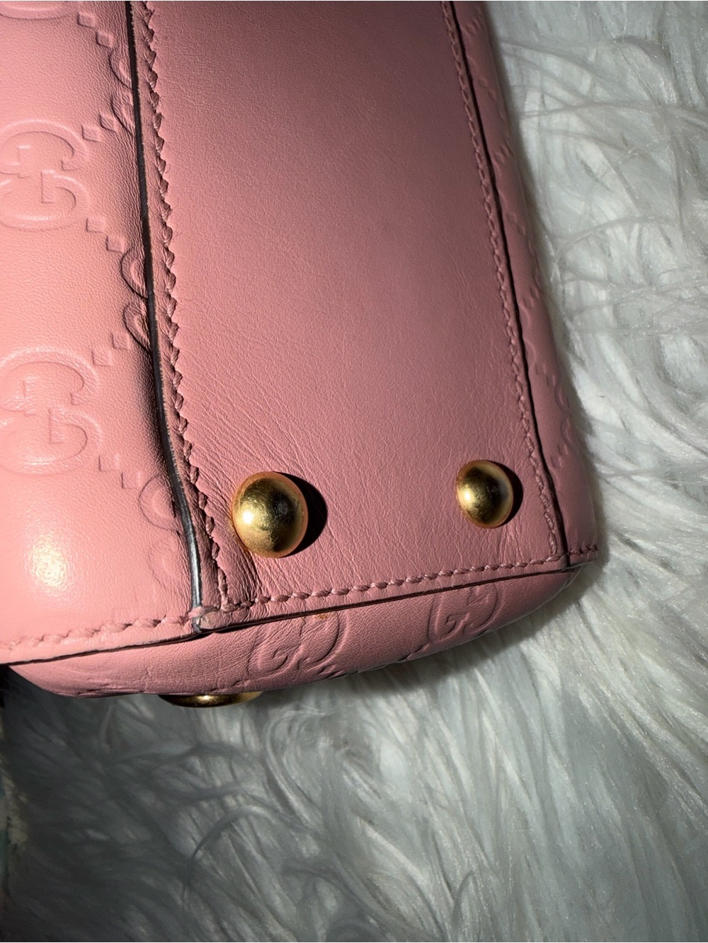 Gucci Pink Microguccissima Leather Satchel with Gold Hardware - Picture 9 of 16